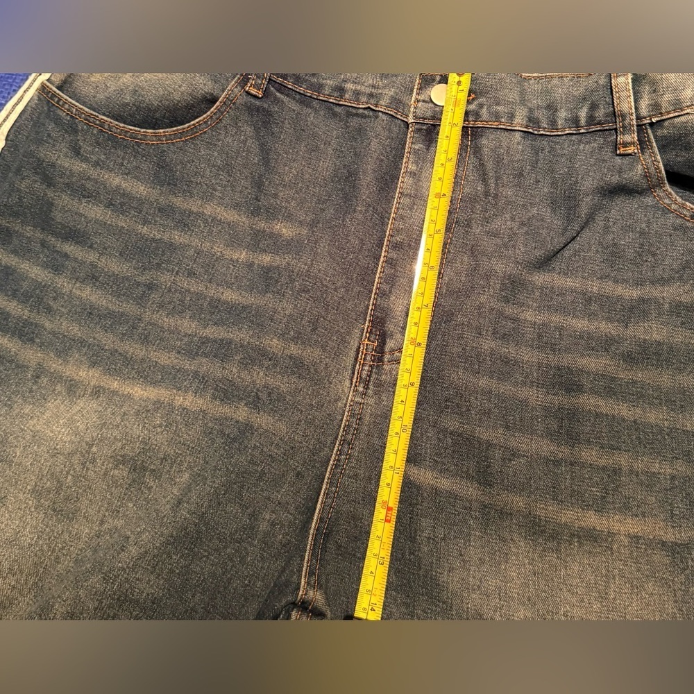 SHEIN Women’s Blue Flare & Wide Leg Jeans Size 4XL - Picture 9 of 15